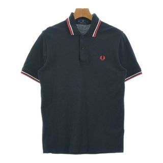 フレッドペリー(FRED PERRY)のFRED PERRY フレッドペリー ポロシャツ 38(S位) 黒 【古着】【中古】(ポロシャツ)