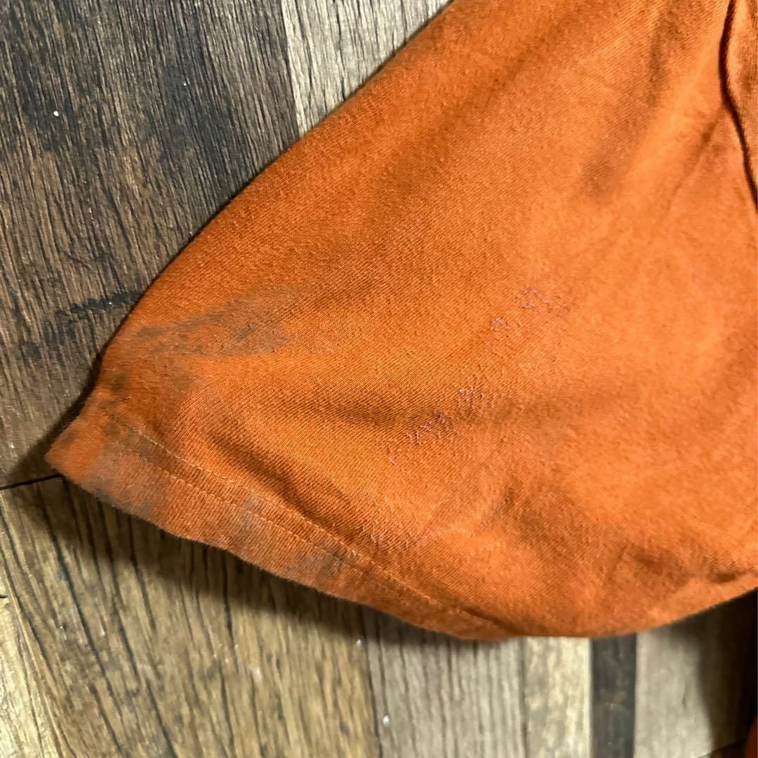 Harley Davidson(ハーレーダビッドソン)のハーレーダビッドソン Tシャツ ロゴ オレンジ アメリカン XL USA古着 メンズのトップス(Tシャツ/カットソー(半袖/袖なし))の商品写真
