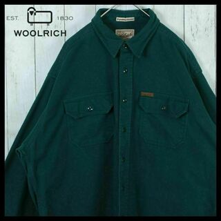 WOOLRICH - 【希少】ウールリッチ 90s ネルシャツ メキシコ製 シャモアクロス 長袖
