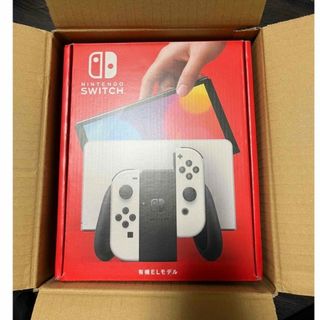 ニンテンドースイッチ(Nintendo Switch)の新品、未使用　任天堂Switch有機ELホワイト(家庭用ゲーム機本体)