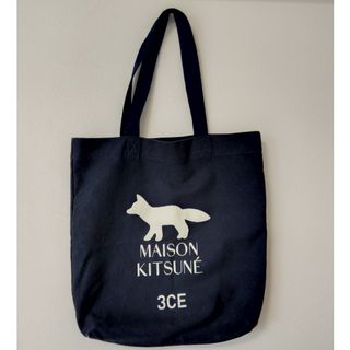 MAISON KITSUNE' - Maison kitsune トートバッグ　3CE コラボ　限定　メゾンキツネ