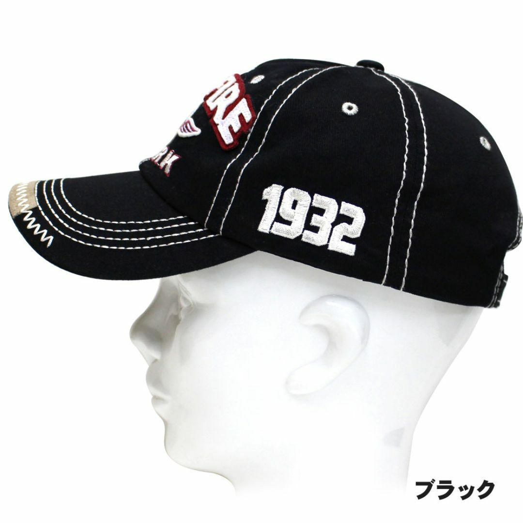 帽子 キャップ ゴルフメンズ レディース コットン CAP SPARK ブラック メンズの帽子(キャップ)の商品写真