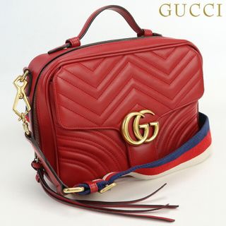 グッチ(Gucci)のグッチ GUCCI 斜め掛け ショルダーバッグ レディース 498100 GGマーモント キルティングレザー2WAY(ショルダーバッグ)