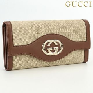 グッチ(Gucci)のグッチ GUCCI 二折財布小銭入付き レディース 282431 スーキーGGキャンバス コンチネンタルウォレット(財布)