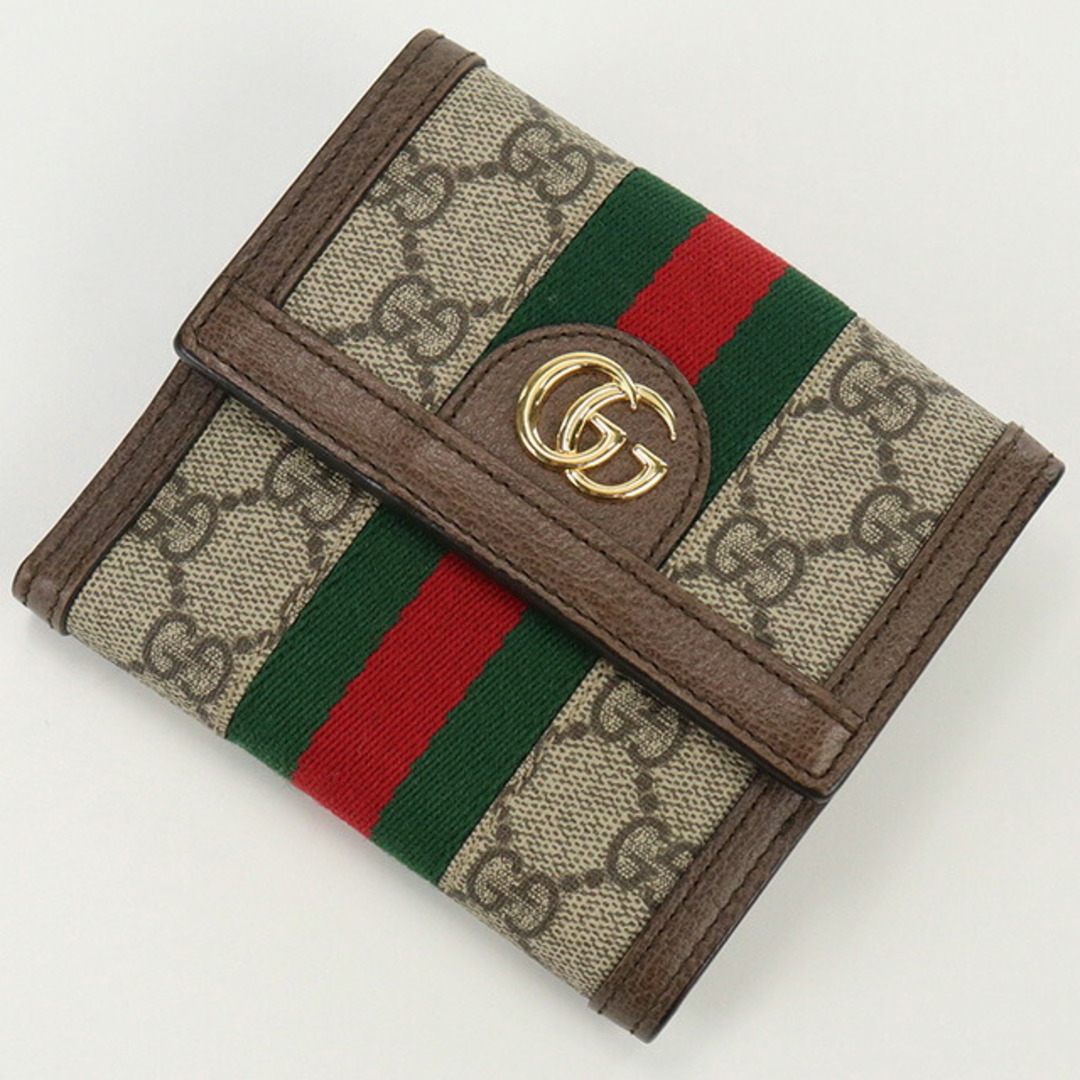 Gucci(グッチ)のグッチ GUCCI 二折財布小銭入付き レディース 523173 96IWG 8745 オフィディア GGフレンチフラップウォレット レディースのファッション小物(財布)の商品写真