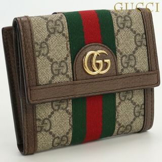 グッチ(Gucci)のグッチ GUCCI 二折財布小銭入付き レディース 523173 96IWG 8745 オフィディア GGフレンチフラップウォレット(財布)