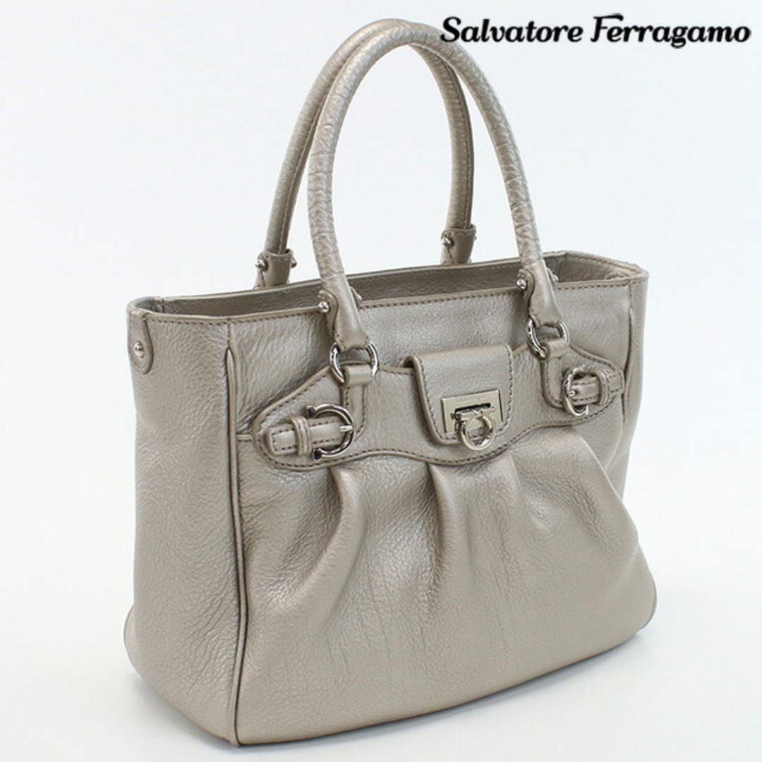 Salvatore Ferragamo(サルヴァトーレフェラガモ)のフェラガモ FERRAGAMO ハンドバッグ レディース 217421 ガンチーニ ハンドバッグ レディースのバッグ(ハンドバッグ)の商品写真