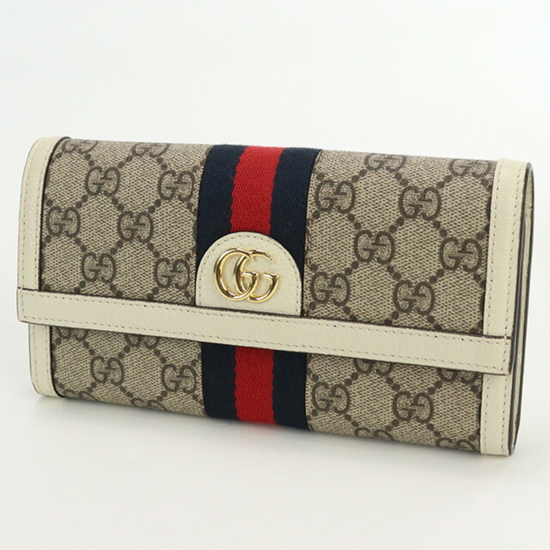 Gucci(グッチ)のグッチ GUCCI 長財布ニ折小銭入付き レディース 523153 オフィディア GGコンチネンタルウォレット レディースのファッション小物(財布)の商品写真