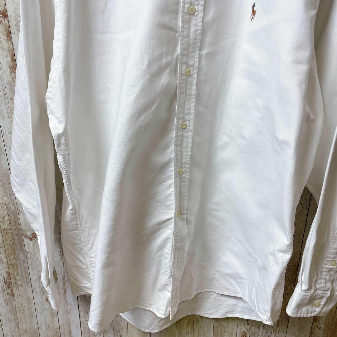 Ralph Lauren(ラルフローレン)のビンテージ90Ｓラルフローレン　ＢＤオックスフォード長袖シャツ　BLAKE　古着 メンズのトップス(シャツ)の商品写真