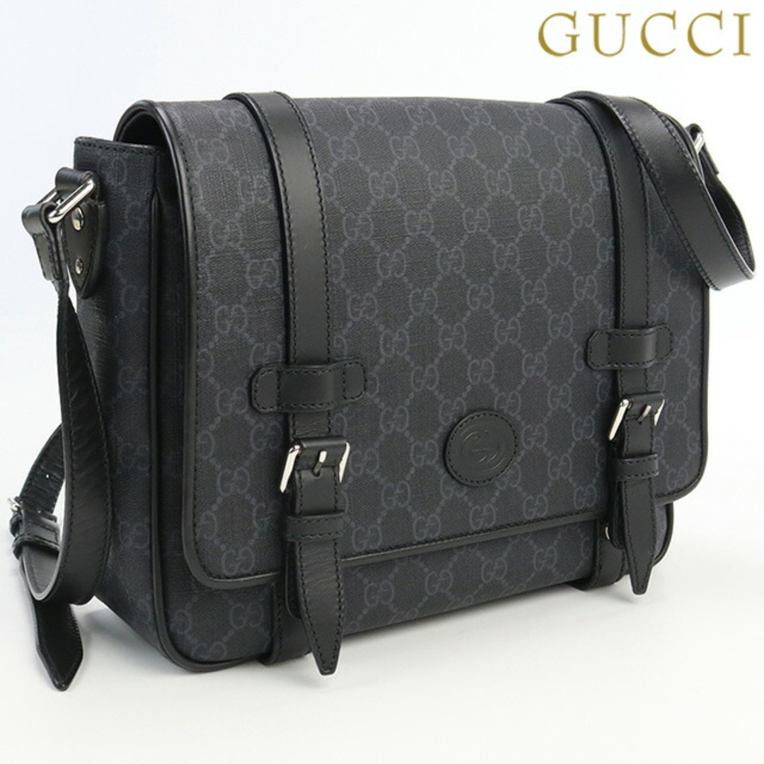 Gucci(グッチ)のグッチ GUCCI 斜め掛け ショルダーバッグ メンズ 658542 KGDHN 1000 GGスプリーム GGメッセンジャーバッグ メンズのバッグ(ショルダーバッグ)の商品写真