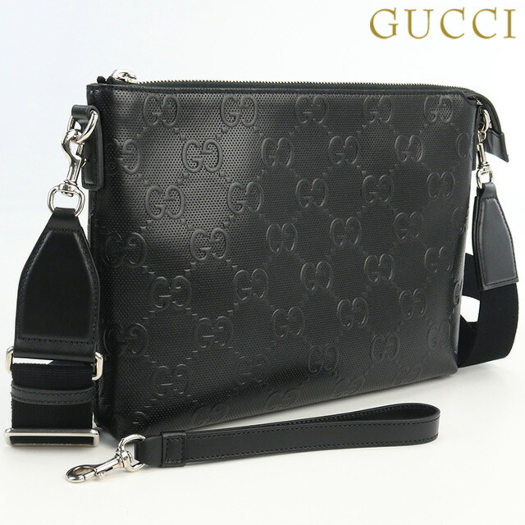 Gucci(グッチ)のグッチ GUCCI 斜め掛け ショルダーバッグ メンズ 696009 ジャンボGG ミディアム メッセンジャーバッグ メンズのバッグ(ショルダーバッグ)の商品写真