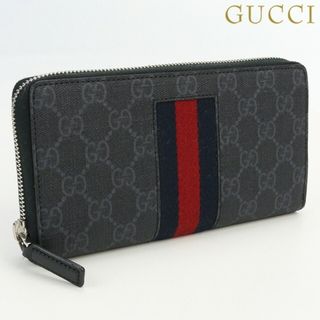 グッチ(Gucci)のグッチ GUCCI 長財布ラウンドファスナー メンズ 408831 KHN4N 1095 GGスプリーム ジップアラウンドウォレット(長財布)