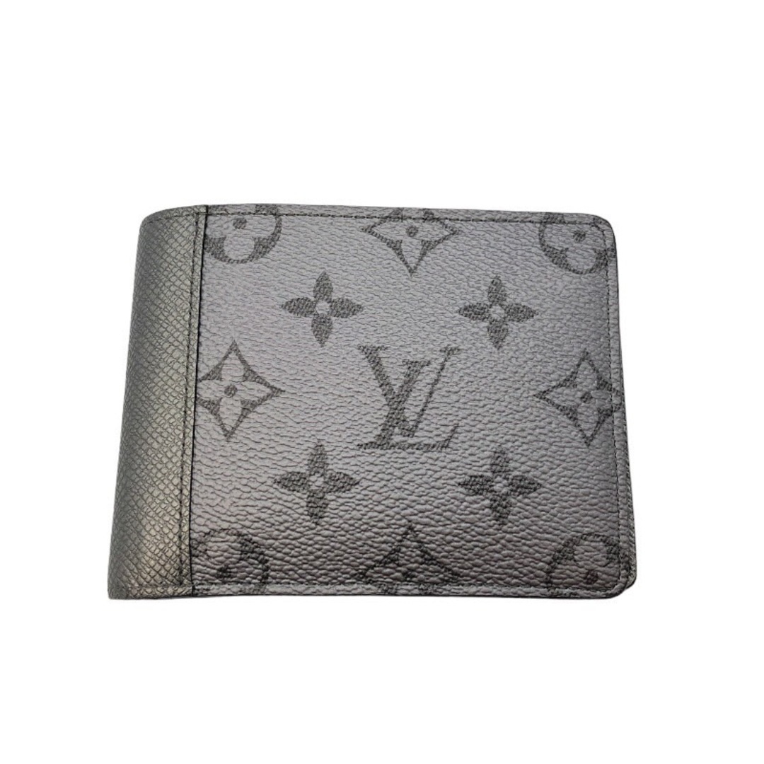LOUIS VUITTON(ルイヴィトン)の　ルイ・ヴィトン LOUIS VUITTON ポルトフォイユ・ミュルティプル M30843 グレー カーフ タイガラマ メンズ 二つ折り財布 メンズのファッション小物(折り財布)の商品写真