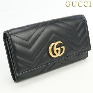 グッチ(Gucci)のグッチ GUCCI 長財布ニ折小銭入付き レディース 443436 DTD1T 1000 GGマーモント コンチネンタルウォレット(財布)