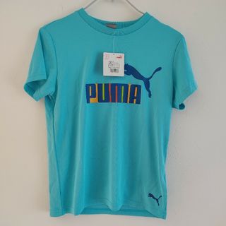 プーマ(PUMA)の新品★タグ付き★プーマ★PUMA★半袖★150㎝★水色★Tシャツ★(Tシャツ/カットソー)