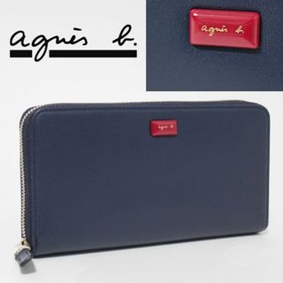 アニエスベー(agnes b.)の新品 箱付 agnes b. アニエスベーキャンディロゴラウンドファスナー長財布(財布)