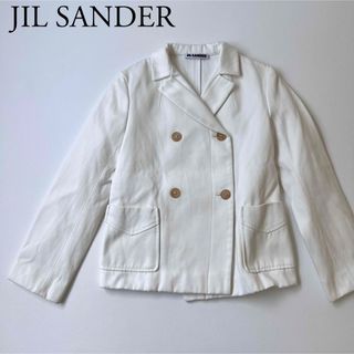 ジルサンダー(Jil Sander)のJIL SANDER ジルサンダー　ダブルジャケット　ブレザー　イタリア製(テーラードジャケット)