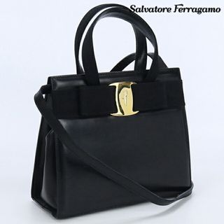 サルヴァトーレフェラガモ(Salvatore Ferragamo)のフェラガモ FERRAGAMO トートバッグ レディース 21 4178 ヴァラリボン 2WAYトートバッグ(トートバッグ)