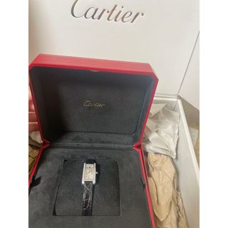 Cartier - 【保証書付】カルティエ タンク アメリカン ダイヤ レディース 腕時計