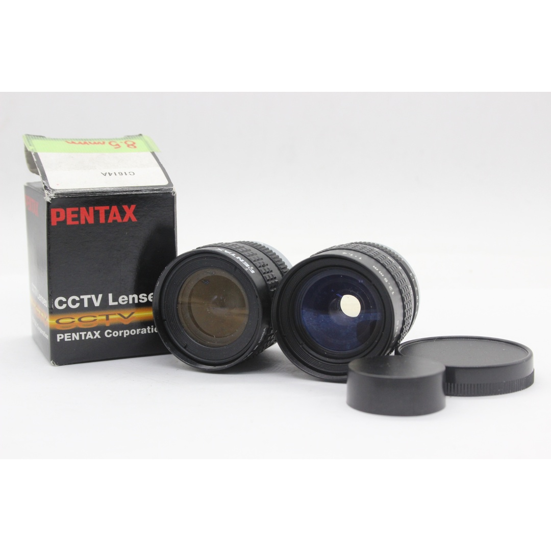 【訳あり品】 ペンタックス Pentax TV Lens 12.5mm F1.4 / 8.5mm F1.5 2本セット  s8662 スマホ/家電/カメラのカメラ(レンズ(単焦点))の商品写真