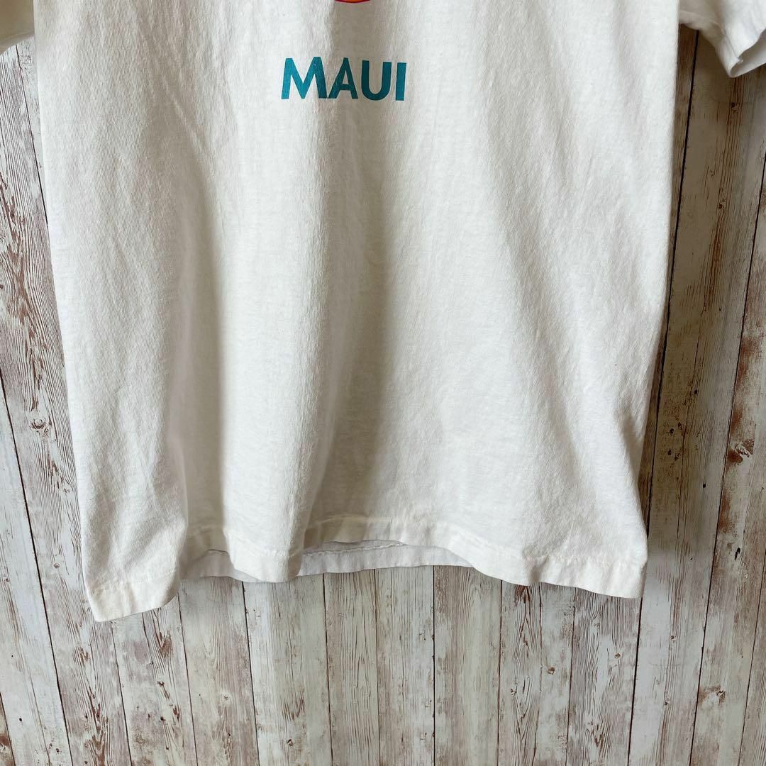 メイドインUSA　ビンテージ　シングルステッチ　白ホワイトＴシャツ　メンズ古着 メンズのトップス(Tシャツ/カットソー(半袖/袖なし))の商品写真
