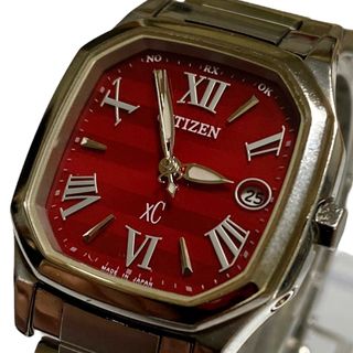 CITIZEN - 美品　CITIZEN シチズン　電波時計　クロスシー　エコドライブ　腕時計