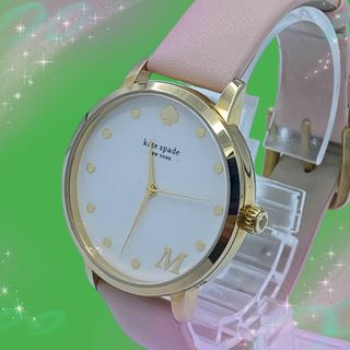 kate spade new york - 《美品　稼動品》　ケイトスペード　メトロ　イニシャルシリーズ　レディース腕時計