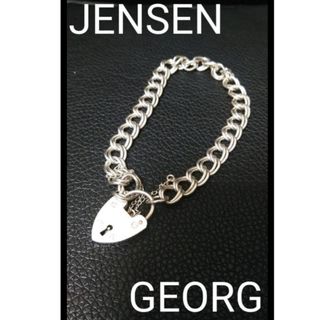 ジョージジェンセン(Georg Jensen)の【希少】ジョージジェンセン ハート ヴィンテージ ブレスレット(ブレスレット)