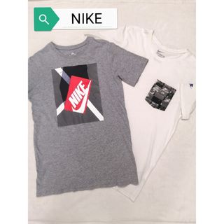 ナイキ(NIKE)の【NIKE】半袖・Tシャツ・2枚セット♪・白・グレー(Tシャツ/カットソー)