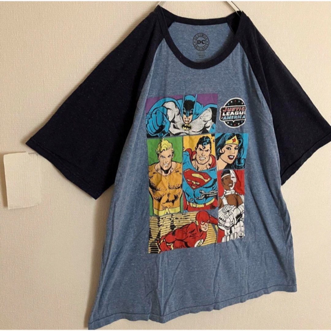 マーベルヒーローラグラン半袖Tシャツtシャツオーバーサイズバットマンスーパーマン メンズのトップス(Tシャツ/カットソー(半袖/袖なし))の商品写真