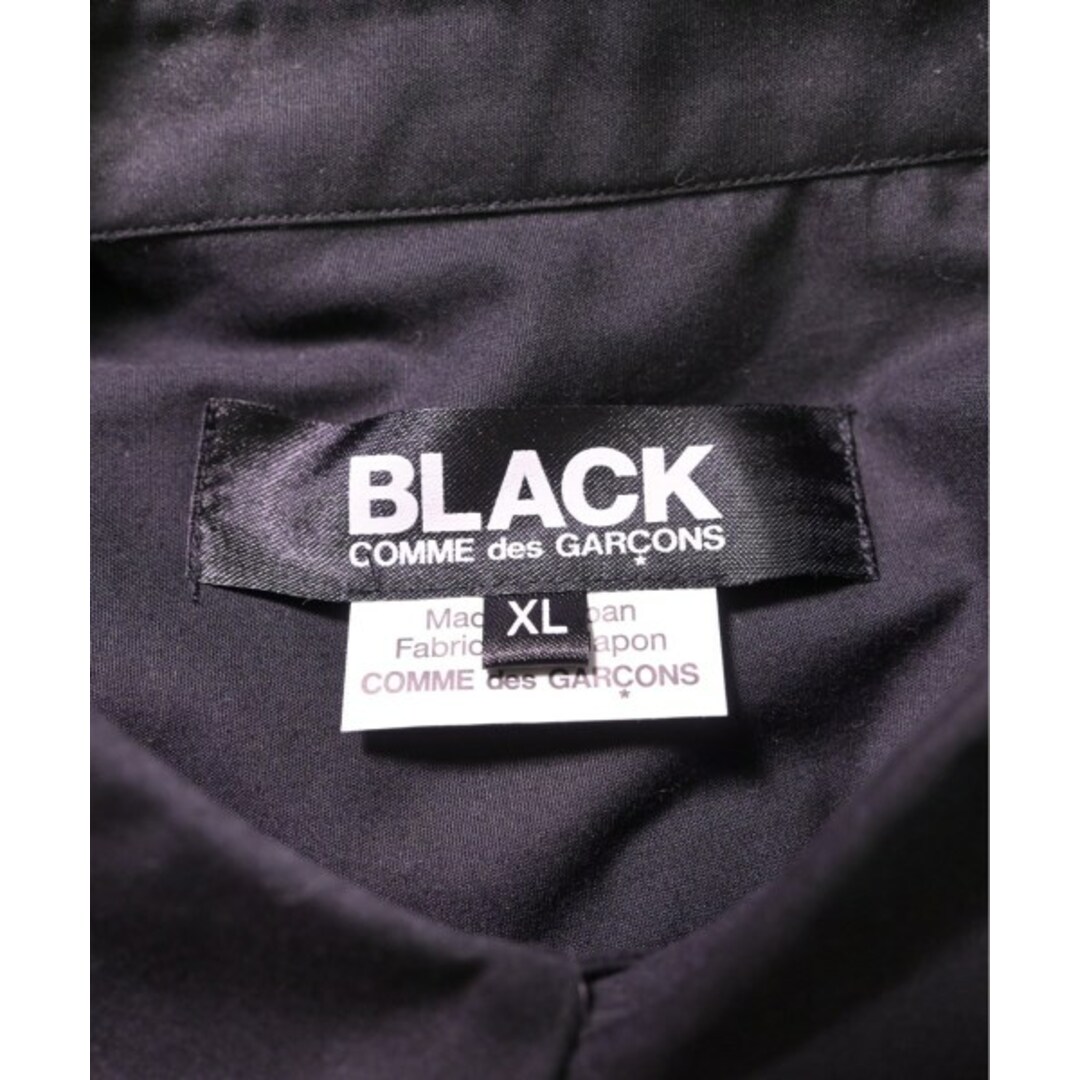 BLACK COMME des GARCONS(ブラックコムデギャルソン)のBLACK COMME des GARCONS カジュアルシャツ XL 黒 【古着】【中古】 メンズのトップス(シャツ)の商品写真