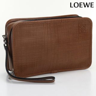 ロエベ(LOEWE)のロエベ LOEWE クラッチバッグ メンズ 358.17.L12 ダブルファスナークラッチバッグ(セカンドバッグ/クラッチバッグ)