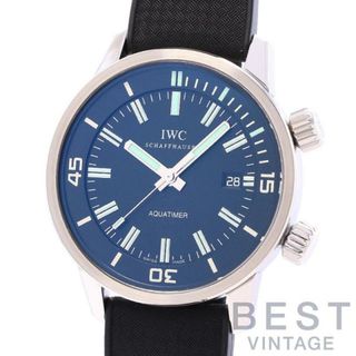 インターナショナルウォッチカンパニー(IWC)の【OH済】 アイダブリューシー 【IWC】 ヴィンテージ アクアタイマーオートマティック IW323101 メンズ ブラック ステンレススティール 腕時計 時計 VINTAGE COLLECTION AQUATIMER AUTOMATIC BLACK SS 【中古】 (腕時計(アナログ))