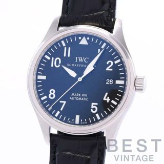 インターナショナルウォッチカンパニー(IWC)の【OH済】 アイダブリューシー 【IWC】 マーク16 IW325501 メンズ ブラック ステンレススティール 腕時計 時計 MARK XVI BLACK SS 【中古】 (腕時計(アナログ))