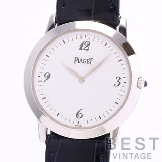 ピアジェ(PIAGET)の【OH済】 ピアジェ 【PIAGET】 エクストラプレート メカニック 9920 メンズ ホワイト ホワイトゴールド 腕時計 時計 EXTRA-PLATES MECANIQUE WHITE WG 【中古】 (腕時計(アナログ))