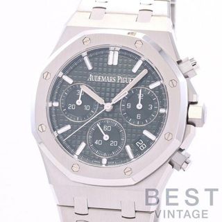 オーデマピゲ(AUDEMARS PIGUET)の【OH済】 オーデマピゲ 【AUDEMARS PIGUET】 ロイヤル オーク クロノグラフ 50周年記念 26240ST.OO.1320ST.04 メンズ カーキグリーン ステンレススティール 腕時計 時計 ROYAL OAK CHRONOGRAPH "50TH ANNIVERSARY" KHAKI GREEN SS AP　オーディマピゲ【中古】 (腕時計(アナログ))