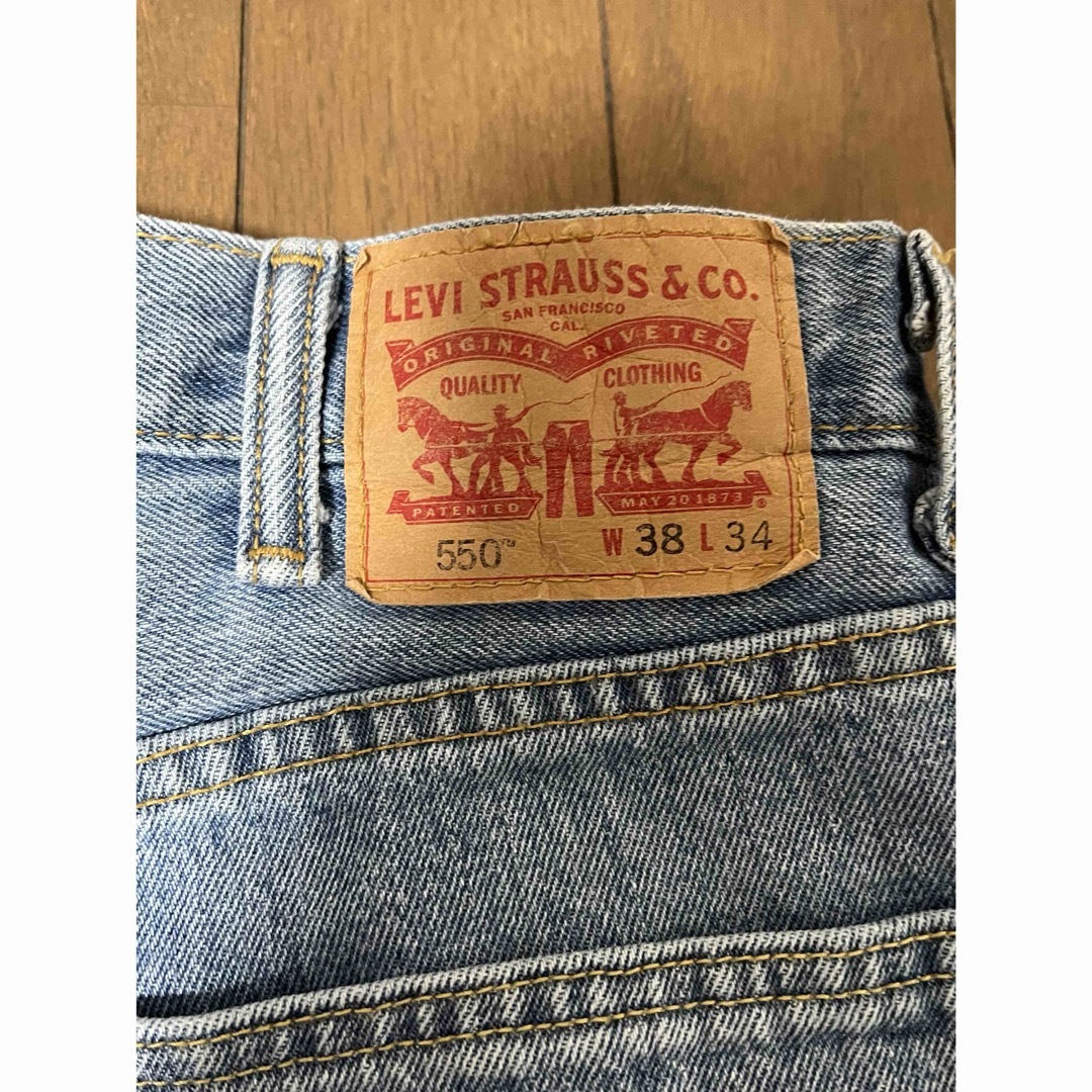 Levi's(リーバイス)のLevi’s 550 38 34 ライトブルー リーバイス 550 メンズのパンツ(デニム/ジーンズ)の商品写真