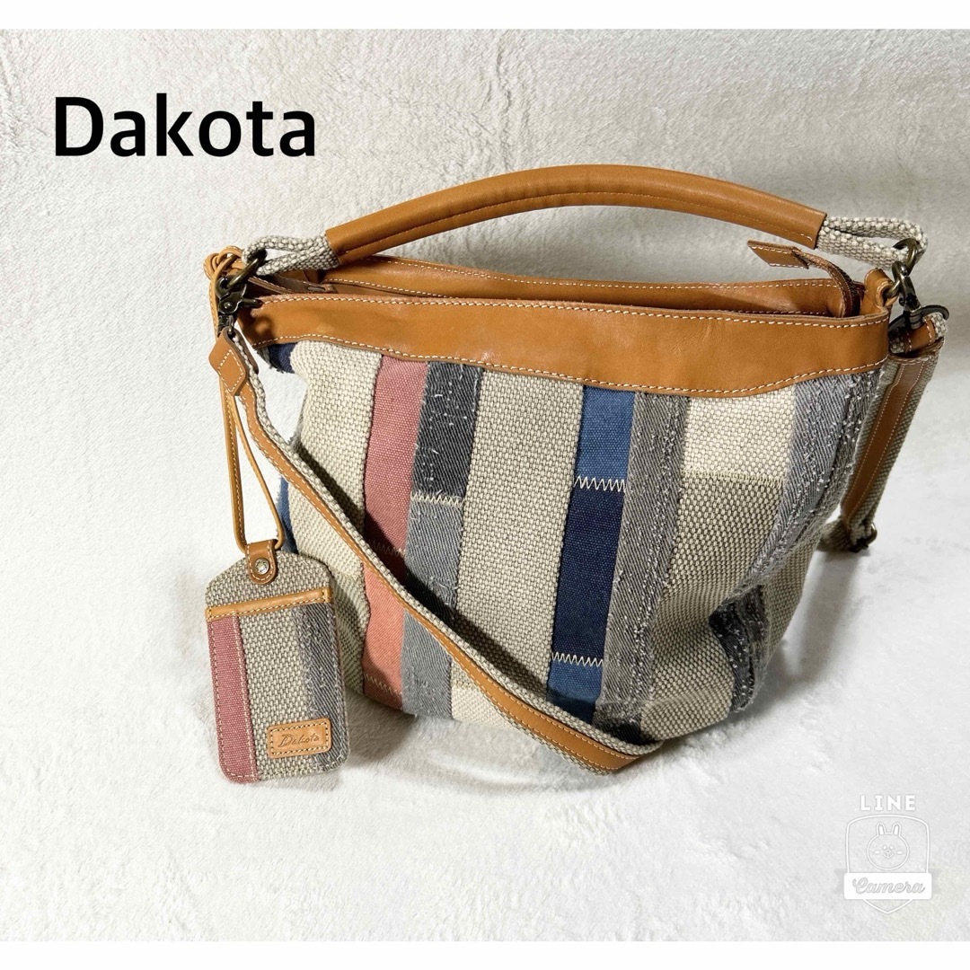 Dakota(ダコタ)のDakota ダコタ トートバッグ　レザー　キャンバス　ワンハンドル　ショルダー レディースのバッグ(トートバッグ)の商品写真