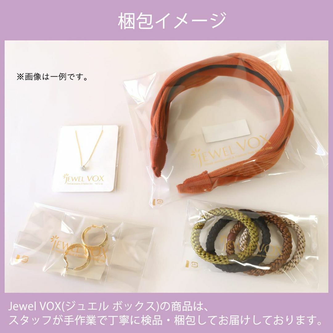 【色: イエロー】[ジュエルボックス] JewelVOX ヘアゴム ヘアアクセサ コスメ/美容のヘアケア/スタイリング(その他)の商品写真