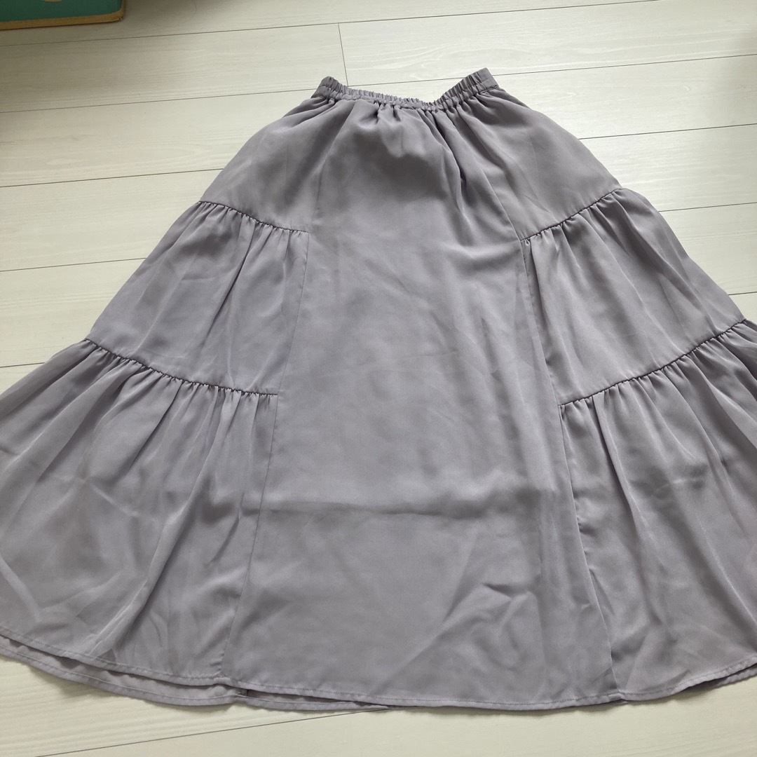 chocol raffine robe(ショコラフィネローブ)の美品　ショコラフィネローブ　フレアスカート　アース系 レディースのスカート(ロングスカート)の商品写真