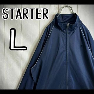 STARTER - 【希少デザイン】　スターター　トラックジャケット　袖メッシュ　スタンドカラー　L