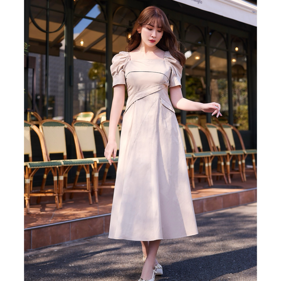 Her lip to♡ Troncais Puff Sleeve Dress Her lip to♡ Troncais Puff Sleeve Dress