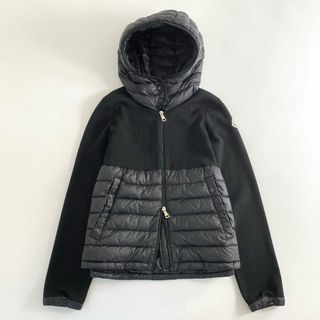 21d23 MONCLER モンクレール CADIGAN TRICOT ダウンカーディガン ニットカーディガン ジャケット XS ブラック レディース  2020年製