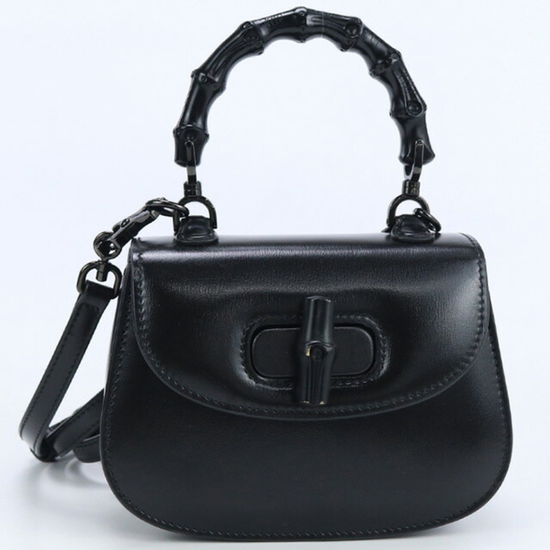 Gucci(グッチ)のグッチ GUCCI ハンドバッグ レディース 686864 10ODP1060 グッチ バンブー1947 ミニトップハンドルバッグ レディースのバッグ(ハンドバッグ)の商品写真