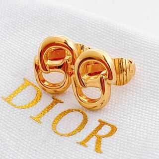 Christian Dior - ディオール dior CD イヤリング 両耳 ゴールド レディース Y217
