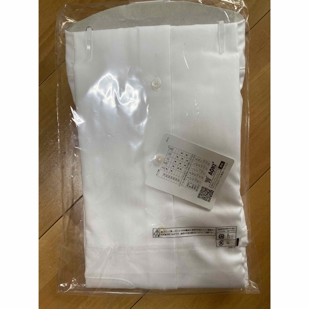 AOKI(アオキ)のAOKI LES MUSE 新品ワイシャツ　白　M 39-82② メンズのトップス(シャツ)の商品写真