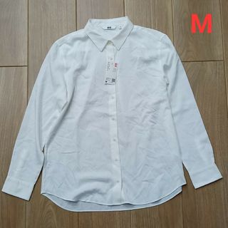 ユニクロ(UNIQLO)のユニクロ　UNIQLO　レーヨンブラウス(長袖)(シャツ/ブラウス(長袖/七分))