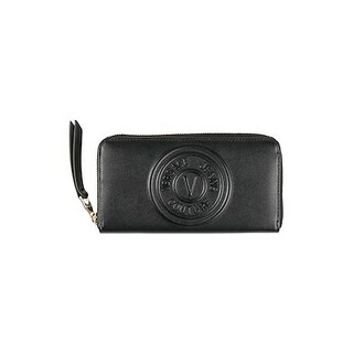 VERSACE JEANS COUTURE 長財布 ブラック ※発送まで7~9日(財布)