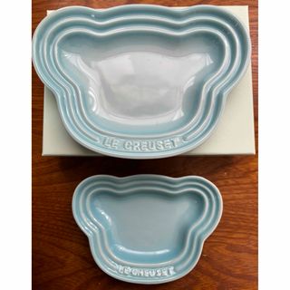 ルクルーゼ(LE CREUSET)のル・クルーゼ　ベビー食器　クリーン ギフトセット (シャワーフレッシュ)(プレート/茶碗)