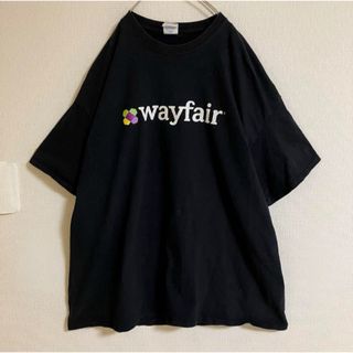 wayfairウェイフェア企業ビッグロゴtシャツオーバーサイズTシャツtee半袖(Tシャツ/カットソー(半袖/袖なし))